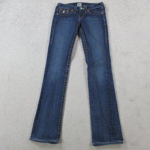 True Religion Women's Dark Blue Boot Cut Jeans